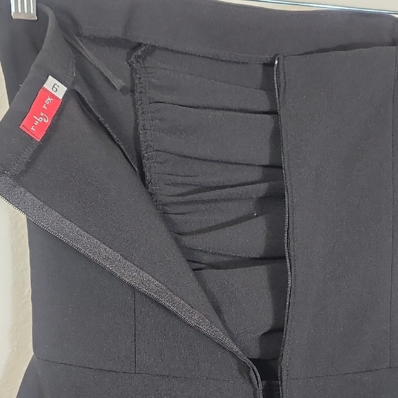 Y2K 90s Ruby Mini Strapless Dress S Black Tulle Whimsigoth Grunge Hoco Cocktail - Picture 8 of 13